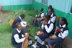 Sponsored children at Jomo Kenyatta